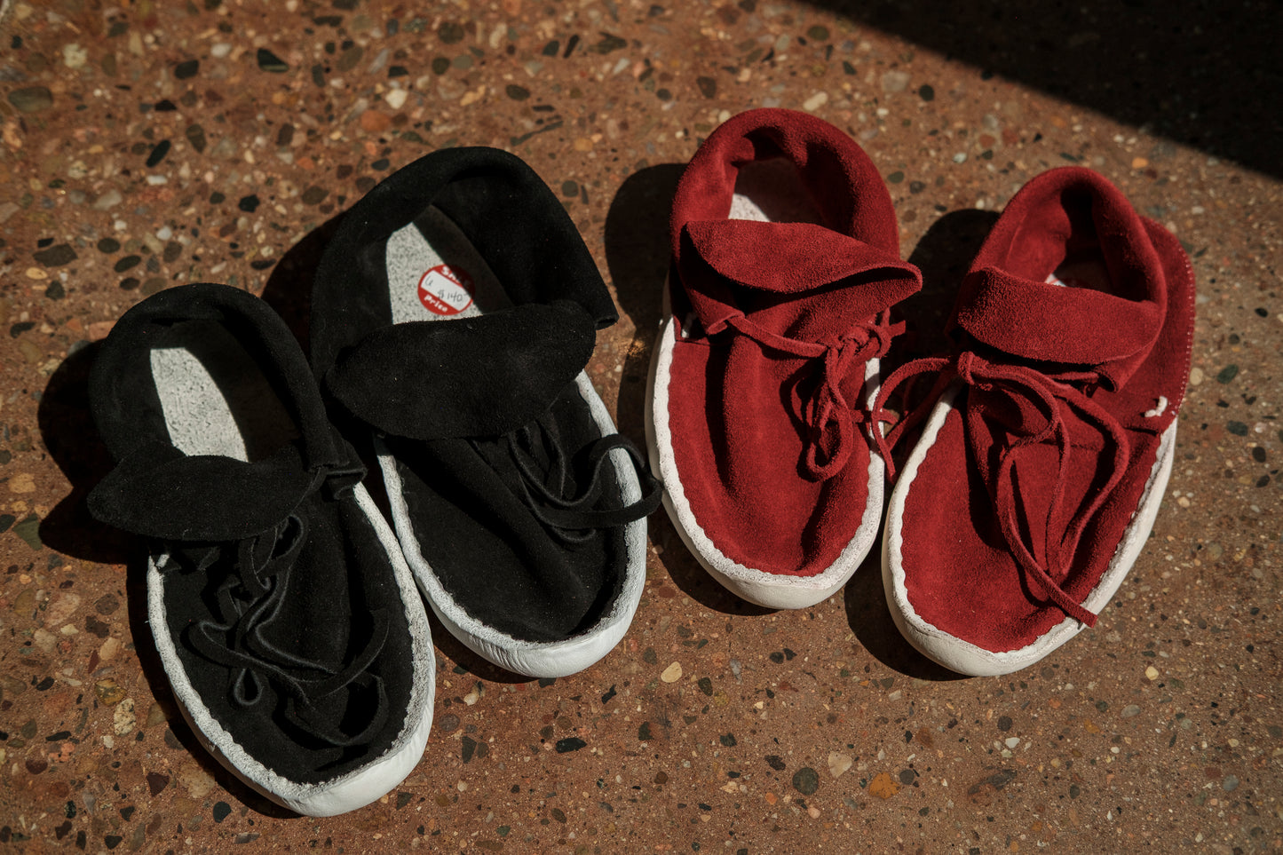 Red Pueblo Moccasins