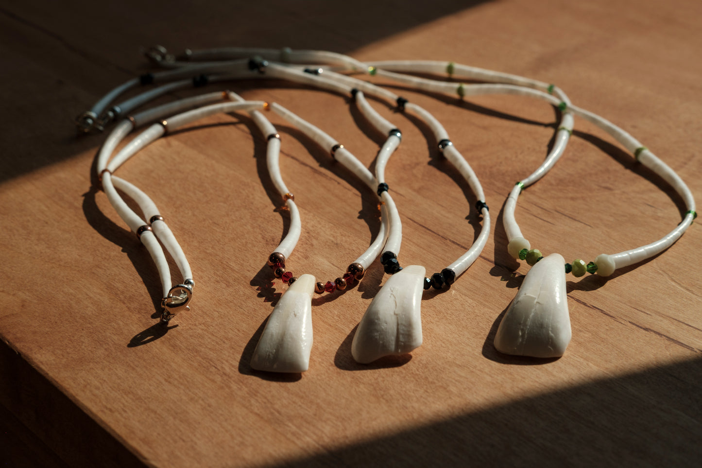 Buffalo Teeth Necklace by Laverne Tsosie
