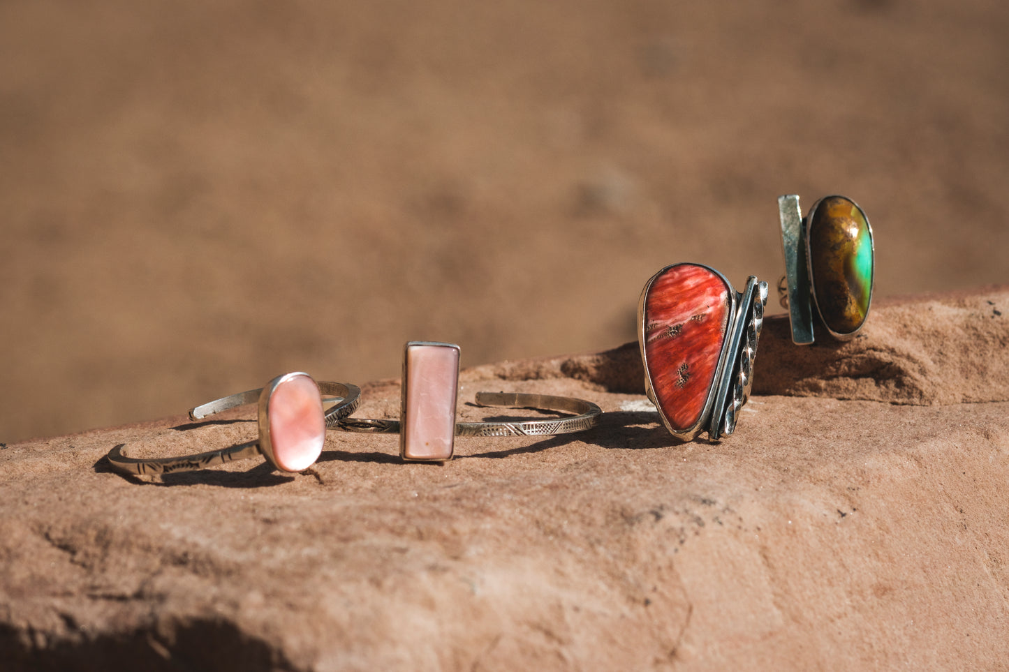 Joseph Bailon Silver & Shell Bracelet