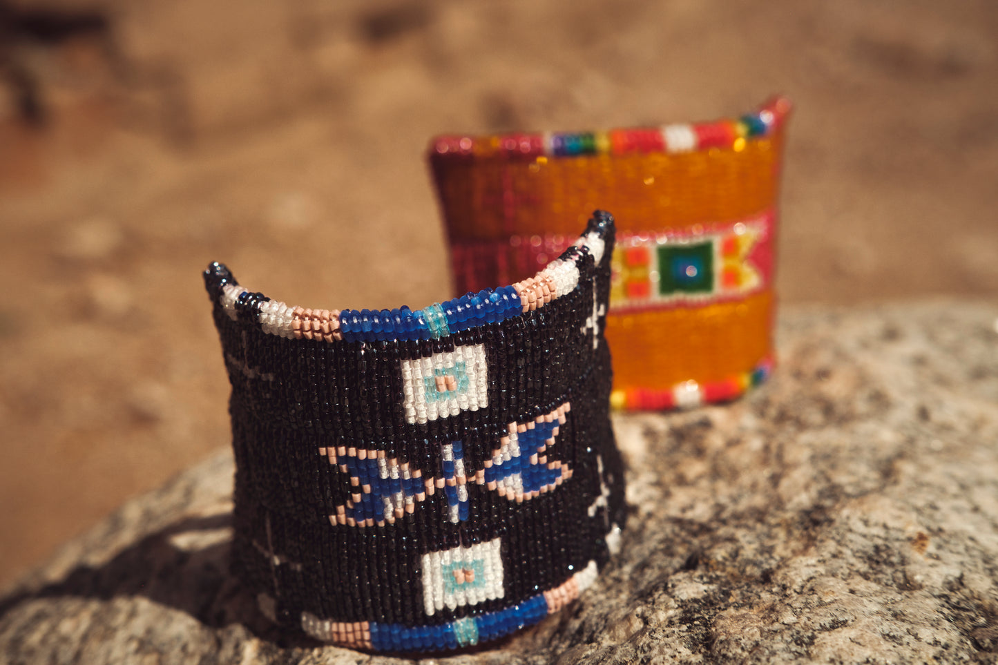 Beaded Cuff by Naomi Skye