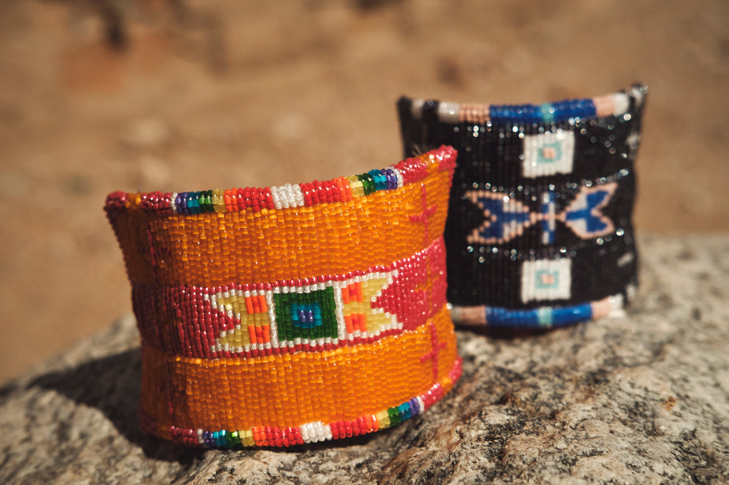 Beaded Cuff by Naomi Skye
