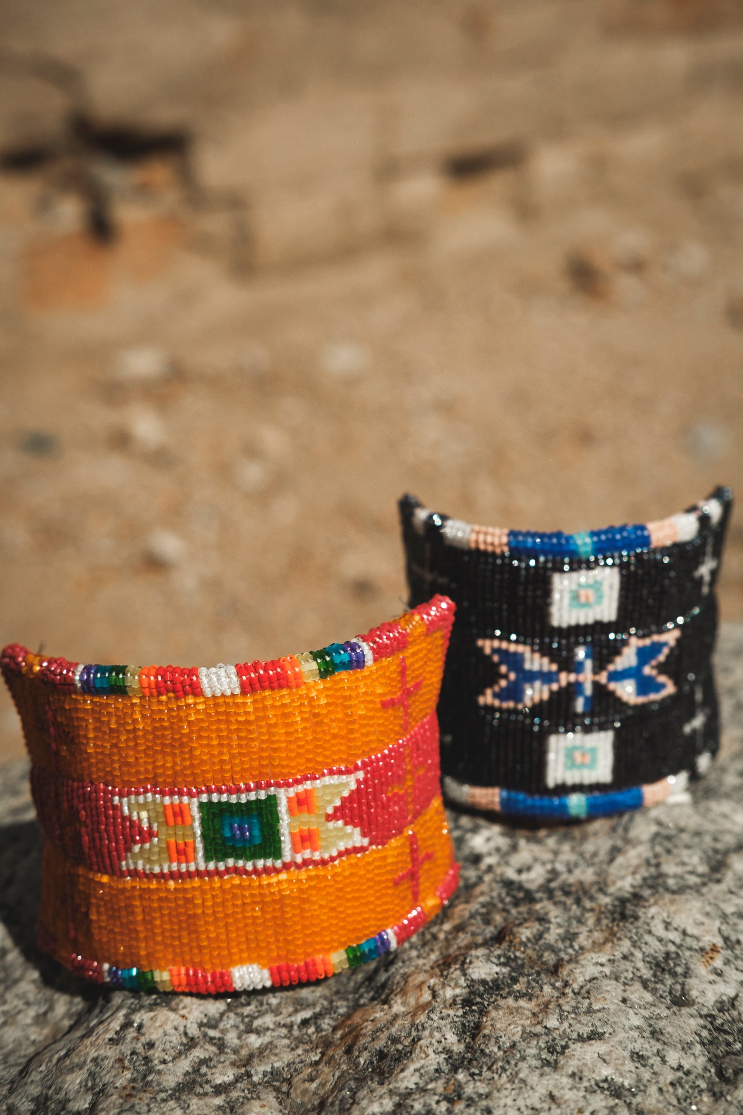 Beaded Cuff by Naomi Skye