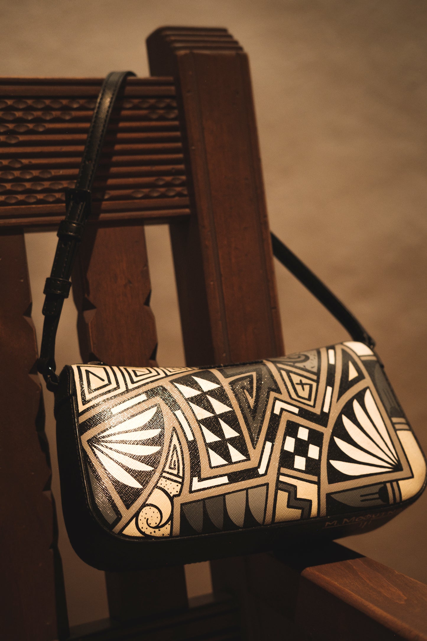 Moquinos Touch Painted Purse