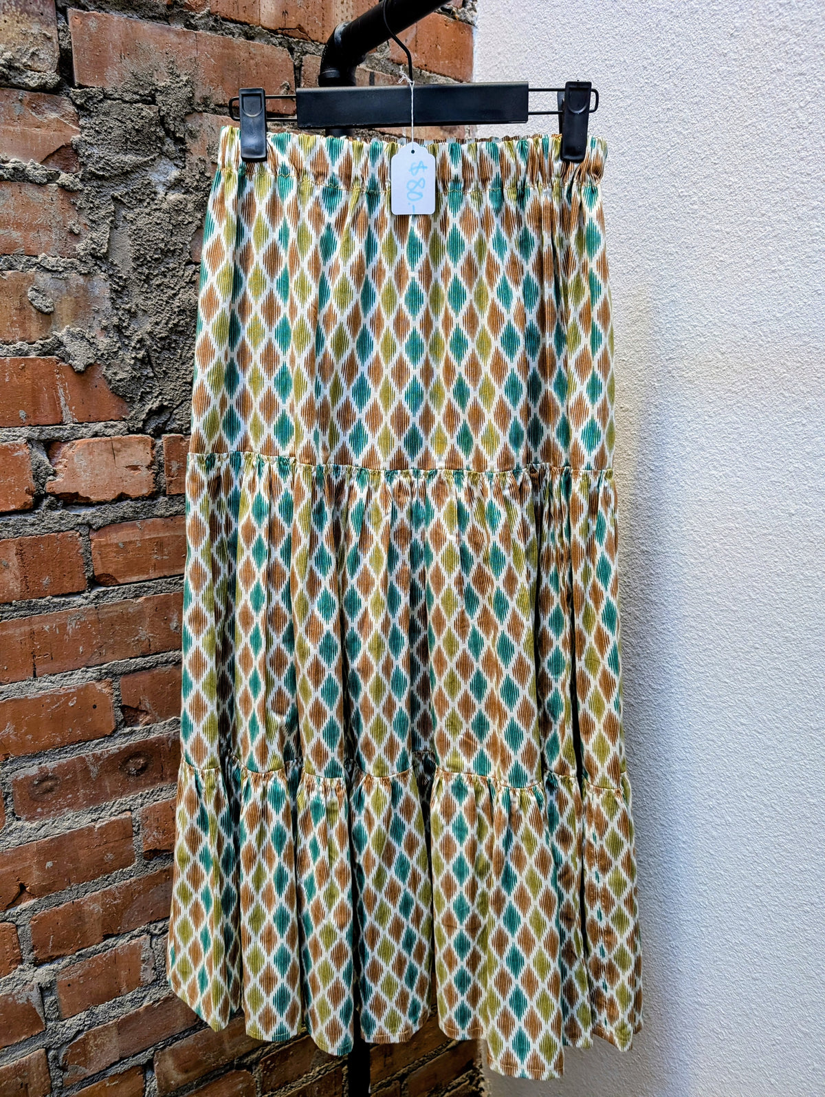 Earth Toned Ribbon Skirt