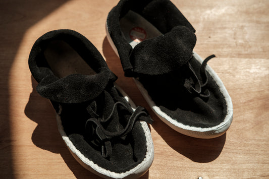 Black Pueblo Moccasins