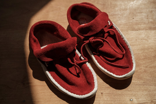 Red Pueblo Moccasins
