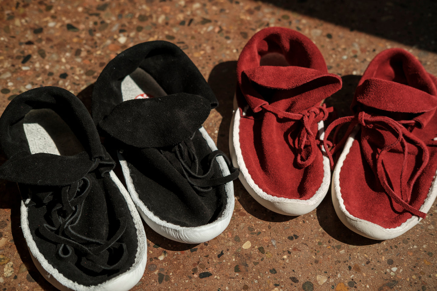 Black Pueblo Moccasins
