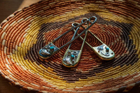 Safety Pin Keychain by Darlene Manning