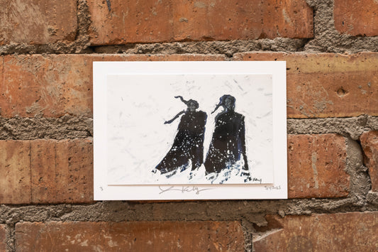 She Says the Cold Will Clear My Mind 5x7 (2023) Lauren Kelly Print