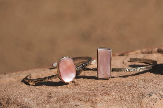 Joseph Bailon Silver & Shell Bracelet