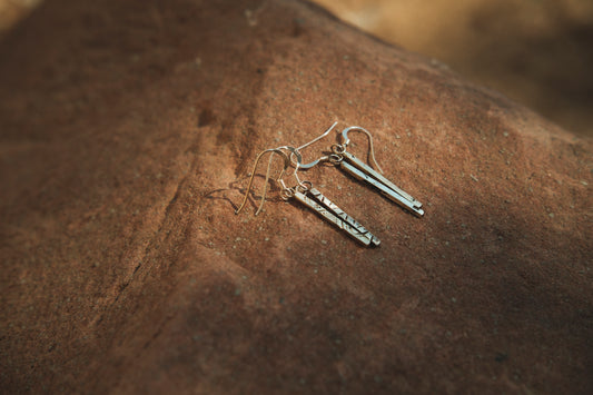 Joseph Bailon Silver Earrings