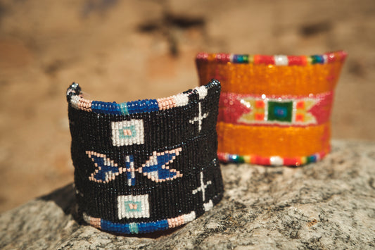 Beaded Cuff by Naomi Skye