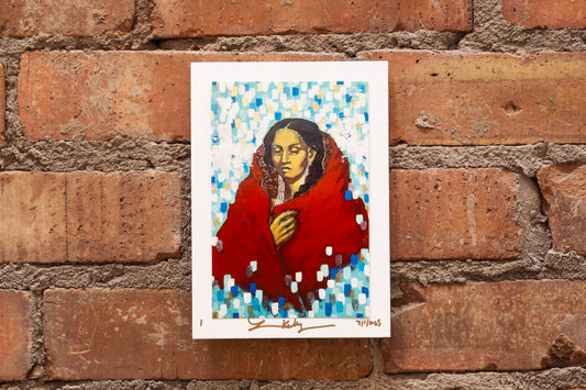She Consults the Clouds 5x7 (2025) Lauren Kelly Print