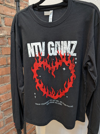 NTVGNZ burning heart shirt