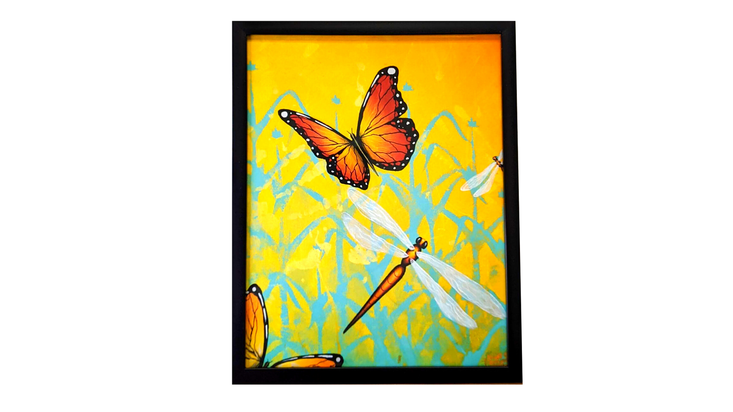 "Abundance" Framed Canvas Print by Kandis Quam