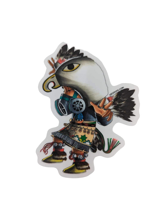 Masked Eagle Dancer Sticker